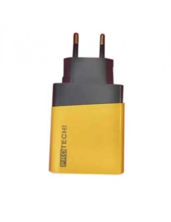 Protech Usb/Type c Çift Girişli Şarj Başlığı